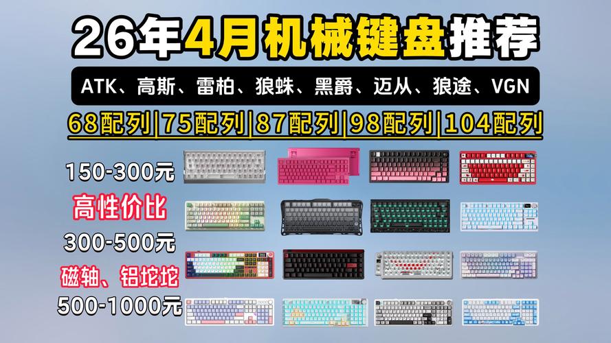 机械键盘2026选购避坑指南：3款高性价比型号横评