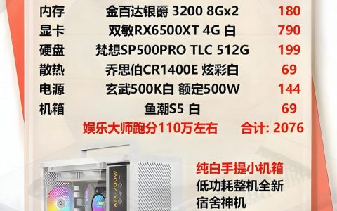2026年高性价比装机清单：3套配置让你轻松畅玩3A大作