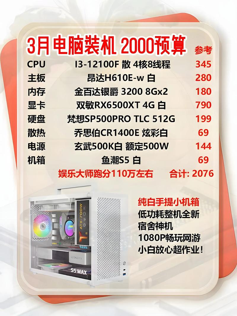 2026年高性价比装机清单：3套配置让你轻松畅玩3A大作