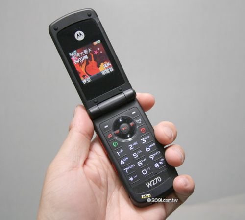 摩托罗拉 W270 - 经典直板手机_资料手册-2