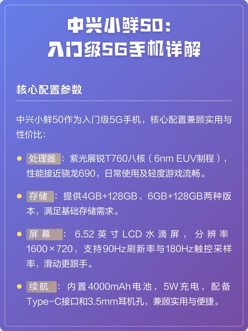 中兴小鲜50 – 长续航智能手机_资料大全