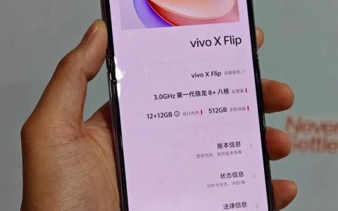 vivo XFlip – 折叠屏时尚手机_百科资料