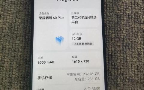 荣耀畅玩60 Plus – 长续航大屏手机_百科资料