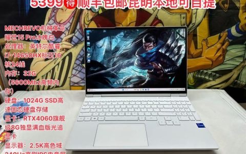 机械革命（MECHREVO）耀世15 Pro – 高性能游戏笔记本_百科手册